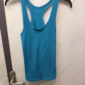 Charlotte Russe Blue Racerback Tank Top
